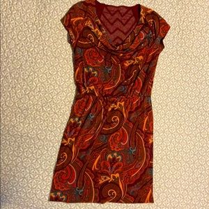 Red Paisley Jessica Simpson Dress
